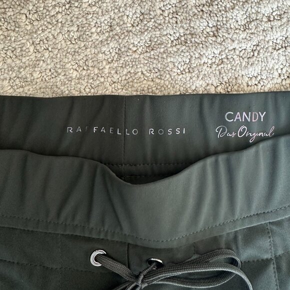 Raffaello Rossi Candy Pant Jogger Travel Pant Size 38 (8) Dark Olive - Picture 3 of 6